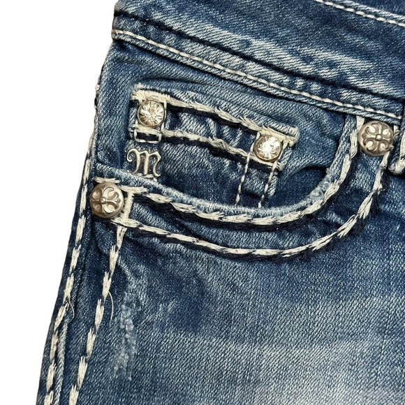 MIss Me JE5014EP15 Easy Capri Jean  Sz: 27 - Picture 6 of 9